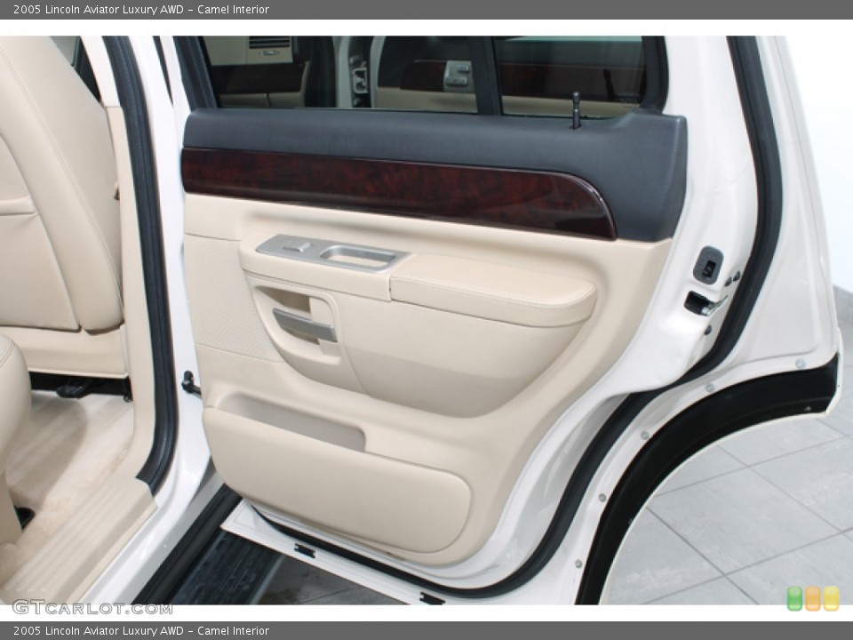Camel Interior Door Panel for the 2005 Lincoln Aviator Luxury AWD #70381548