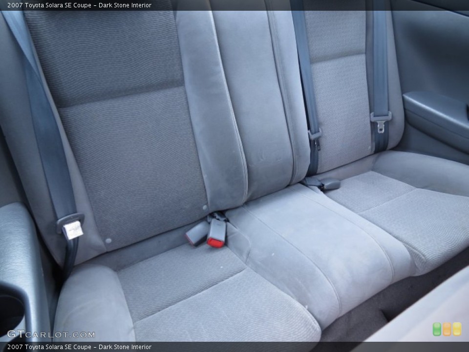 Dark Stone Interior Rear Seat for the 2007 Toyota Solara SE Coupe #70386695