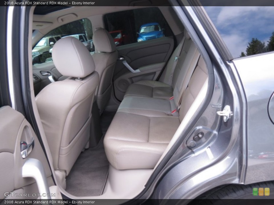 Ebony Interior Rear Seat for the 2008 Acura RDX  #70386811