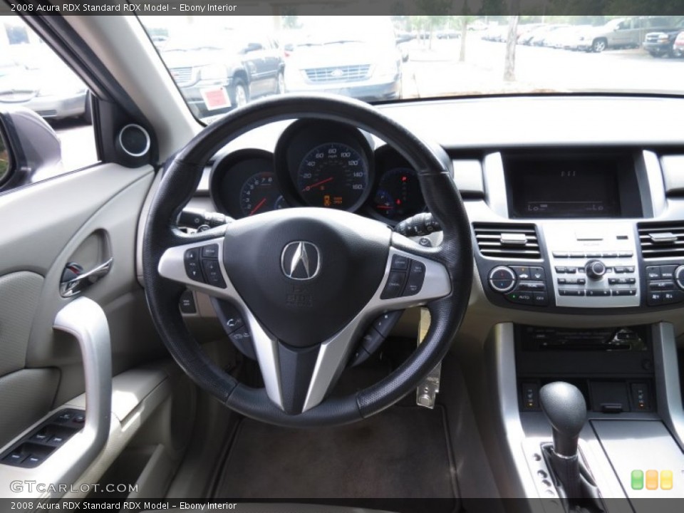 Ebony Interior Steering Wheel for the 2008 Acura RDX  #70386885