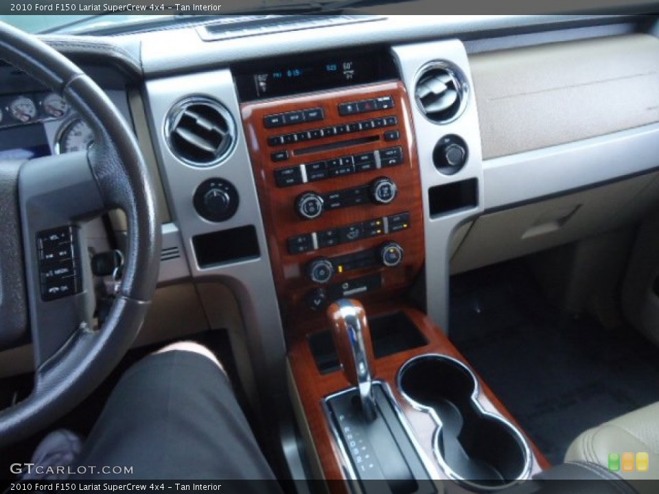 Tan Interior Controls for the 2010 Ford F150 Lariat SuperCrew 4x4 #70396121