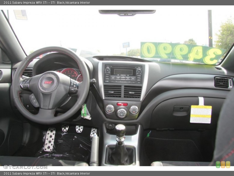 STI  Black/Alcantara Interior Dashboard for the 2011 Subaru Impreza WRX STi #70396371