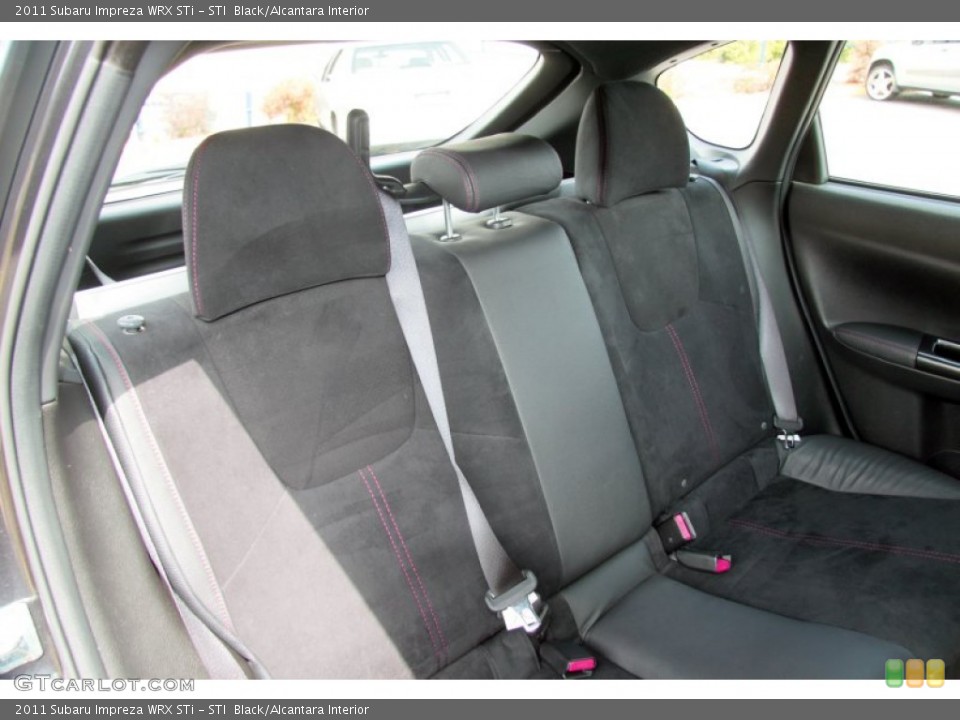 STI  Black/Alcantara Interior Rear Seat for the 2011 Subaru Impreza WRX STi #70396455