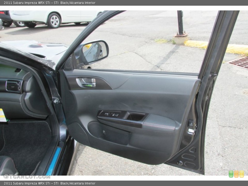 STI  Black/Alcantara Interior Door Panel for the 2011 Subaru Impreza WRX STi #70396473