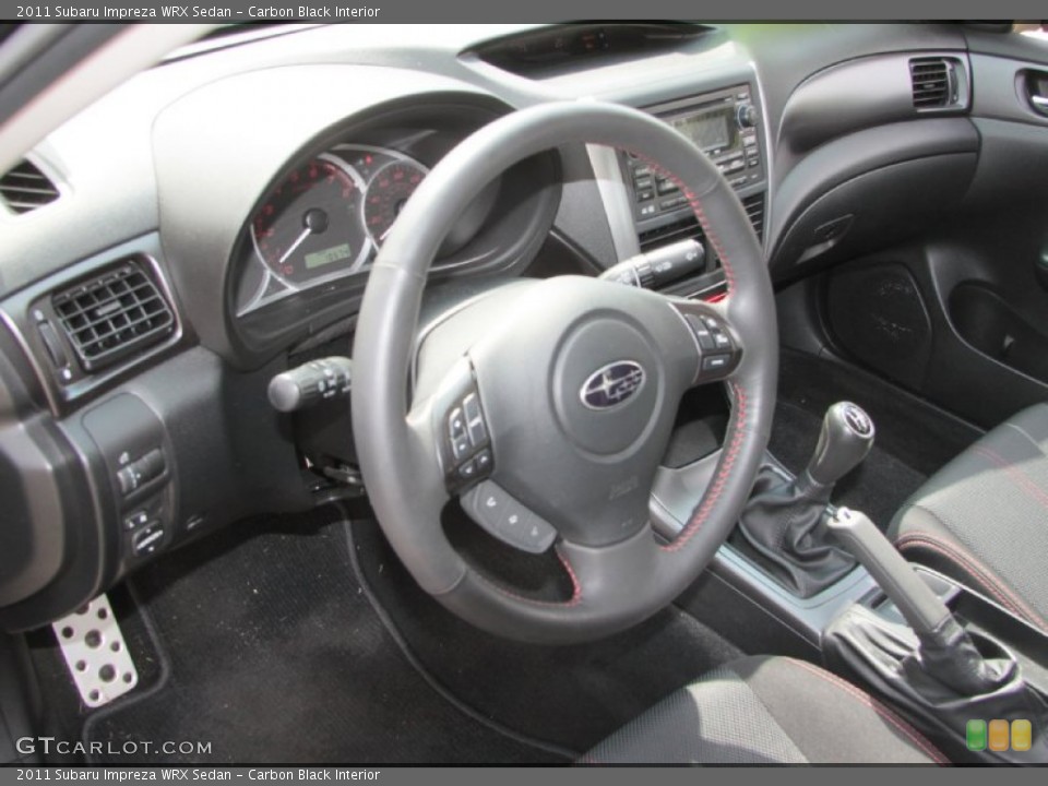 Carbon Black Interior Photo for the 2011 Subaru Impreza WRX Sedan #70396974