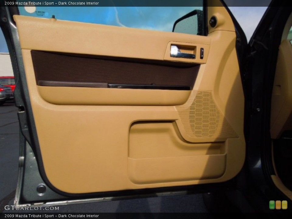 Dark Chocolate Interior Door Panel for the 2009 Mazda Tribute i Sport #70399380