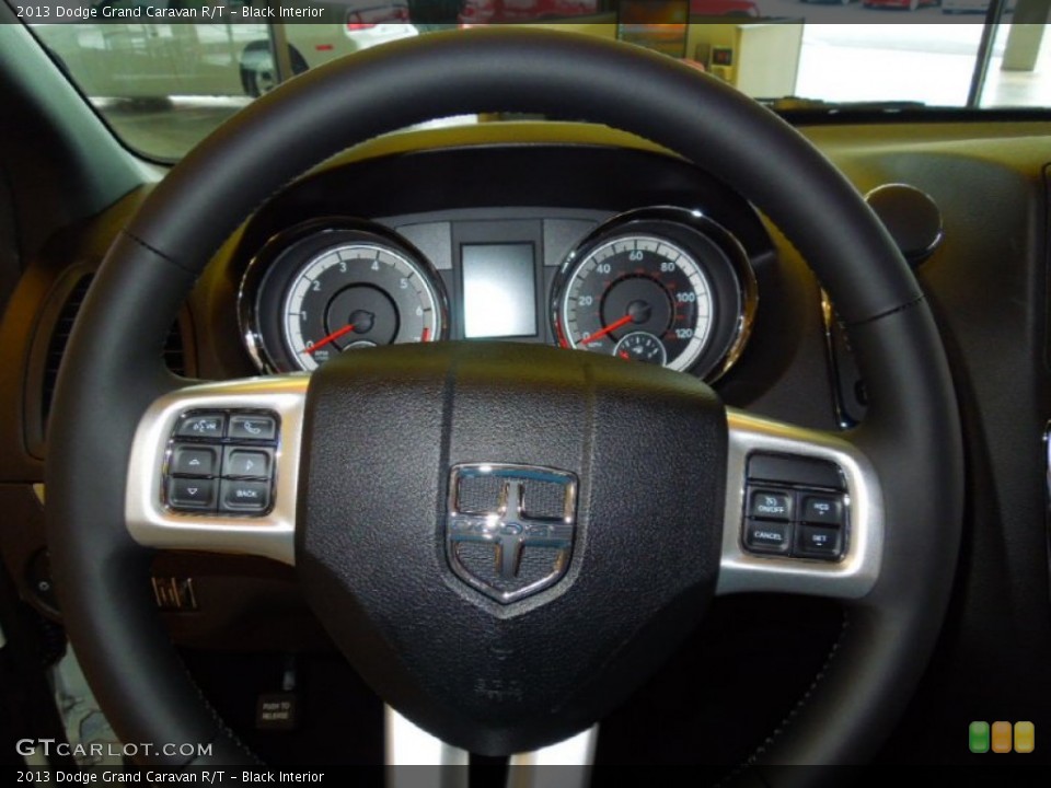 Black Interior Steering Wheel for the 2013 Dodge Grand Caravan R/T #70399704