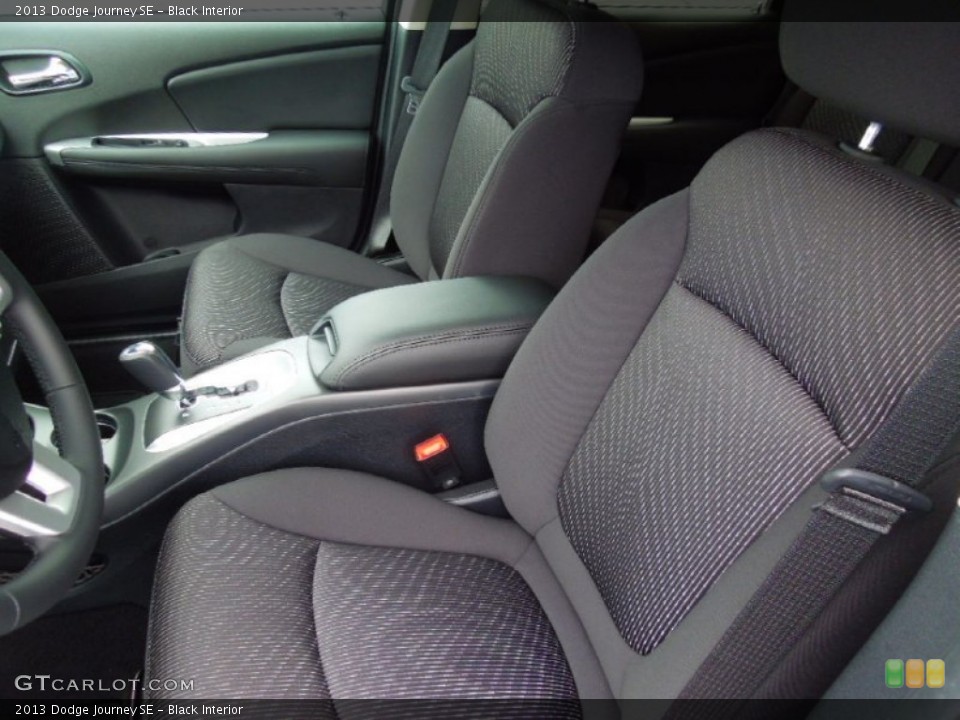 Black Interior Front Seat for the 2013 Dodge Journey SE #70399818