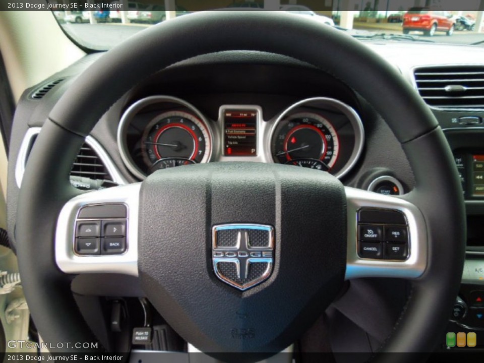 Black Interior Steering Wheel for the 2013 Dodge Journey SE #70399853