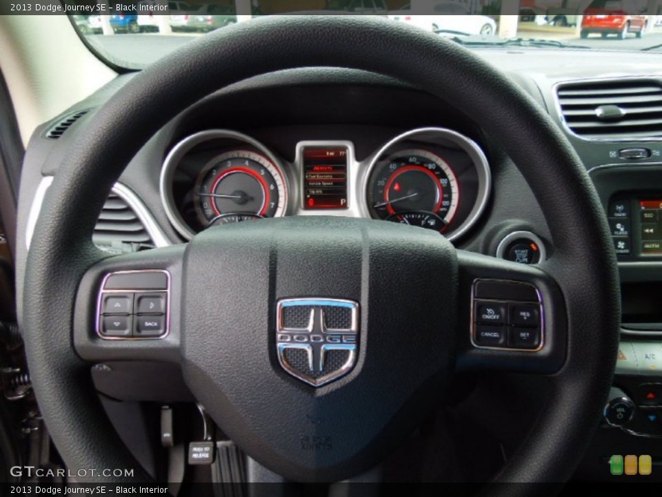 Black Interior Steering Wheel for the 2013 Dodge Journey SE #70400019