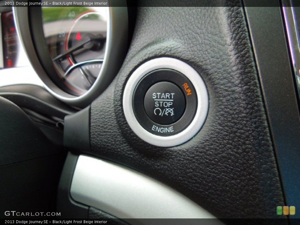 Black/Light Frost Beige Interior Controls for the 2013 Dodge Journey SE #70400160