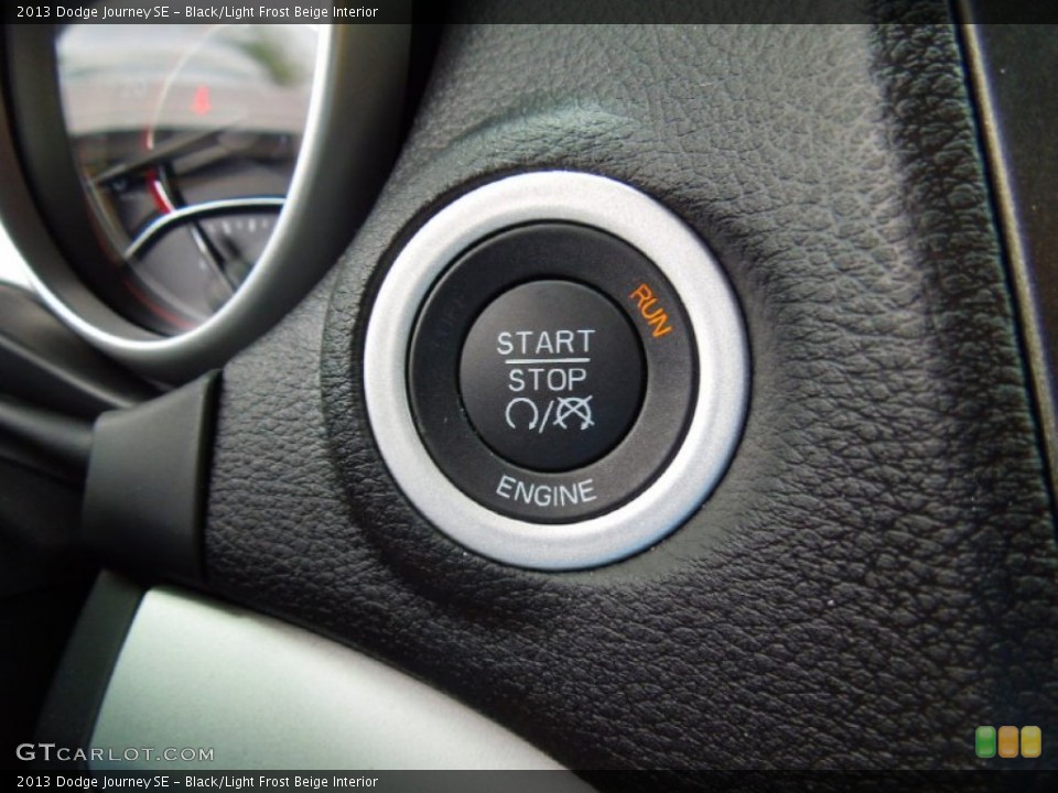 Black/Light Frost Beige Interior Controls for the 2013 Dodge Journey SE #70400331