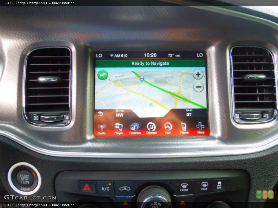 Black Interior Navigation for the 2013 Dodge Charger SXT #70401105