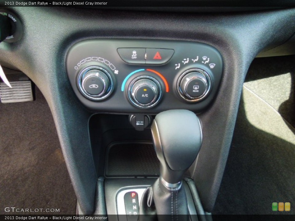 Black/Light Diesel Gray Interior Controls for the 2013 Dodge Dart Rallye #70401435