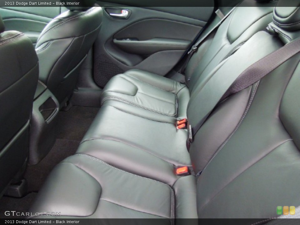 Black Interior Rear Seat for the 2013 Dodge Dart Limited #70401609
