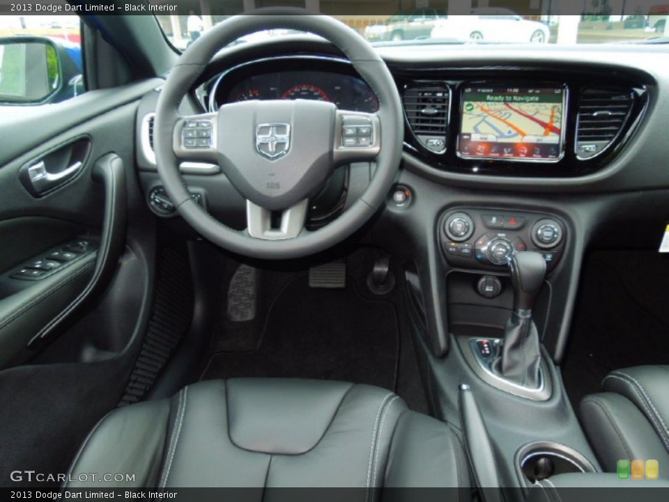 Black Interior Dashboard for the 2013 Dodge Dart Limited #70401615