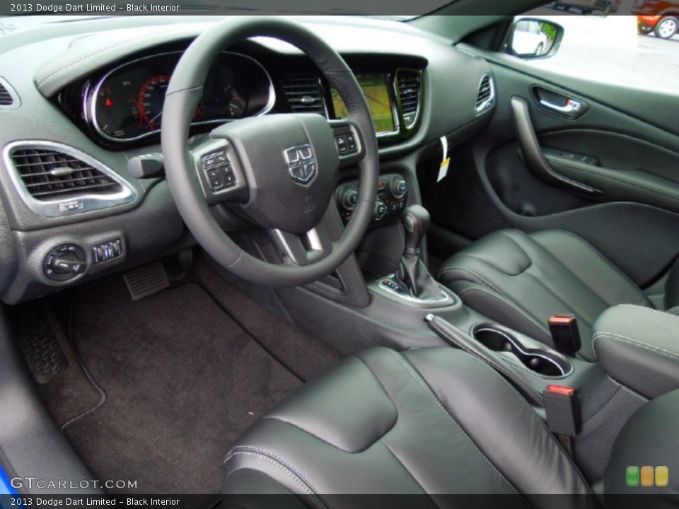 Black Interior Prime Interior for the 2013 Dodge Dart Limited #70401669