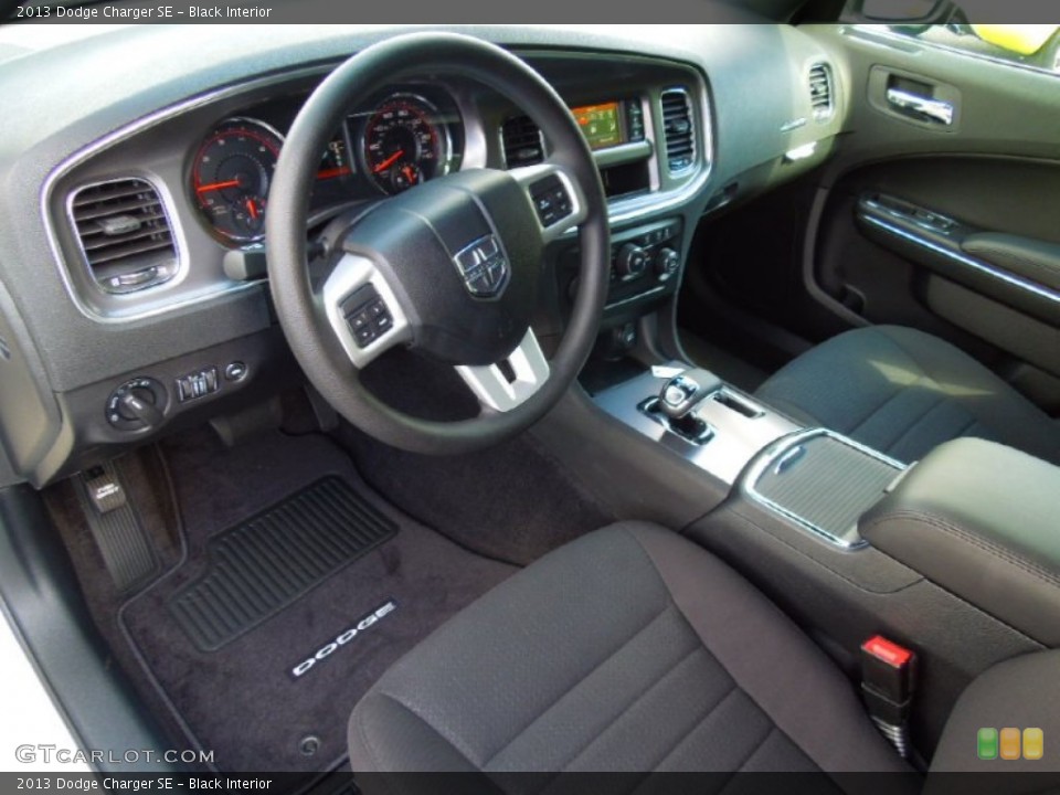 Black Interior Prime Interior for the 2013 Dodge Charger SE #70401984