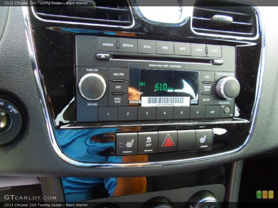 Black Interior Audio System for the 2013 Chrysler 200 Touring Sedan #70402245