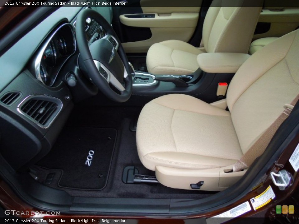 Black/Light Frost Beige Interior Photo for the 2013 Chrysler 200 Touring Sedan #70402380