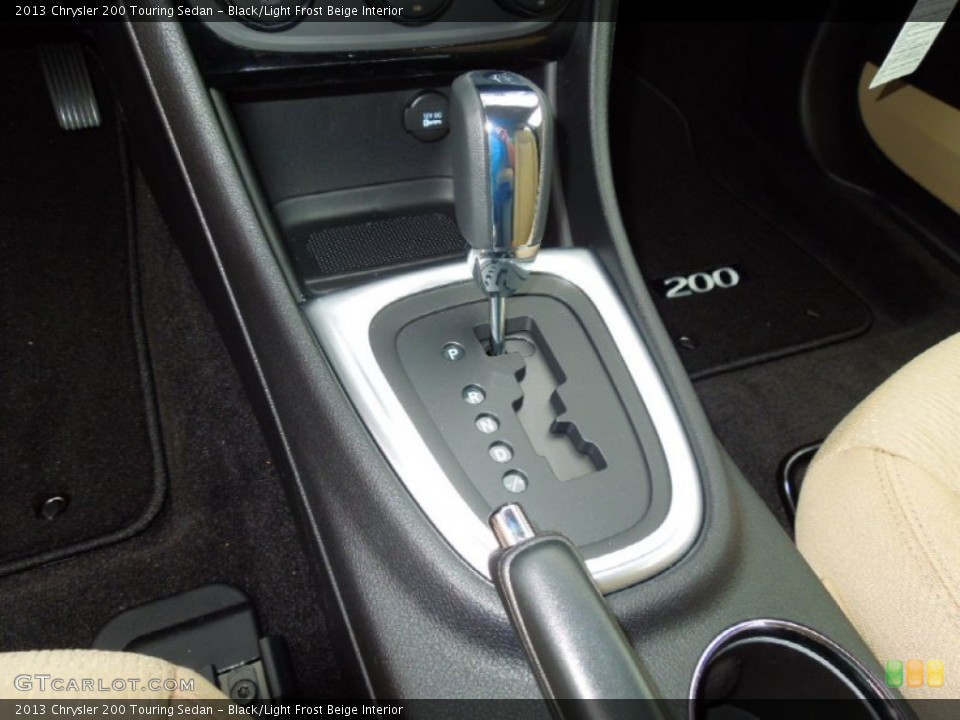 Black/Light Frost Beige Interior Transmission for the 2013 Chrysler 200 Touring Sedan #70402398