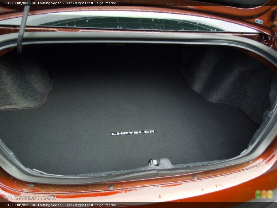 Black/Light Frost Beige Interior Trunk for the 2013 Chrysler 200 Touring Sedan #70402437