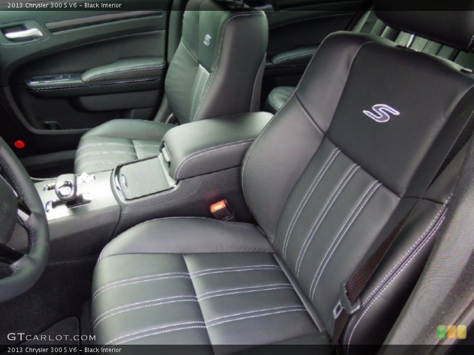 Black Interior Front Seat for the 2013 Chrysler 300 S V6 #70402536