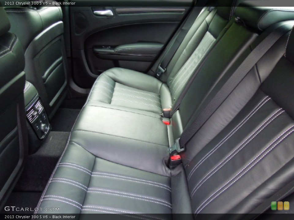 Black Interior Rear Seat for the 2013 Chrysler 300 S V6 #70402587