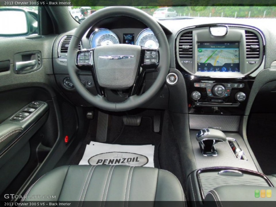 Black Interior Dashboard for the 2013 Chrysler 300 S V6 #70402599