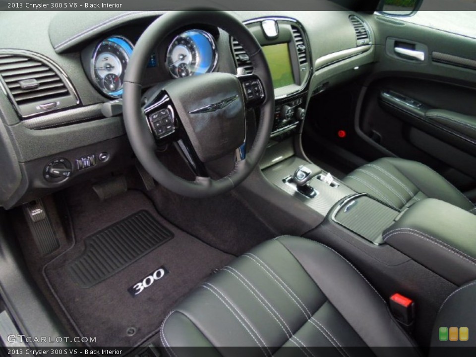 Black Interior Prime Interior for the 2013 Chrysler 300 S V6 #70402656