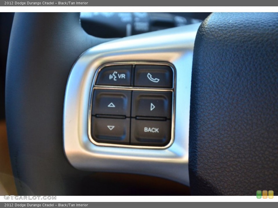 Black/Tan Interior Controls for the 2012 Dodge Durango Citadel #70404408