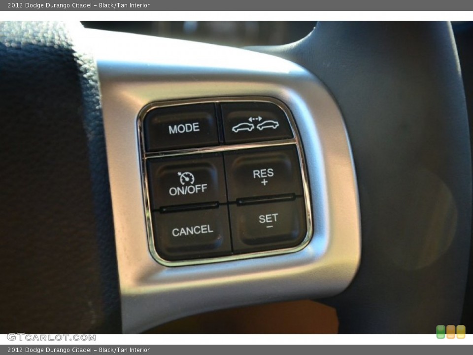 Black/Tan Interior Controls for the 2012 Dodge Durango Citadel #70404414