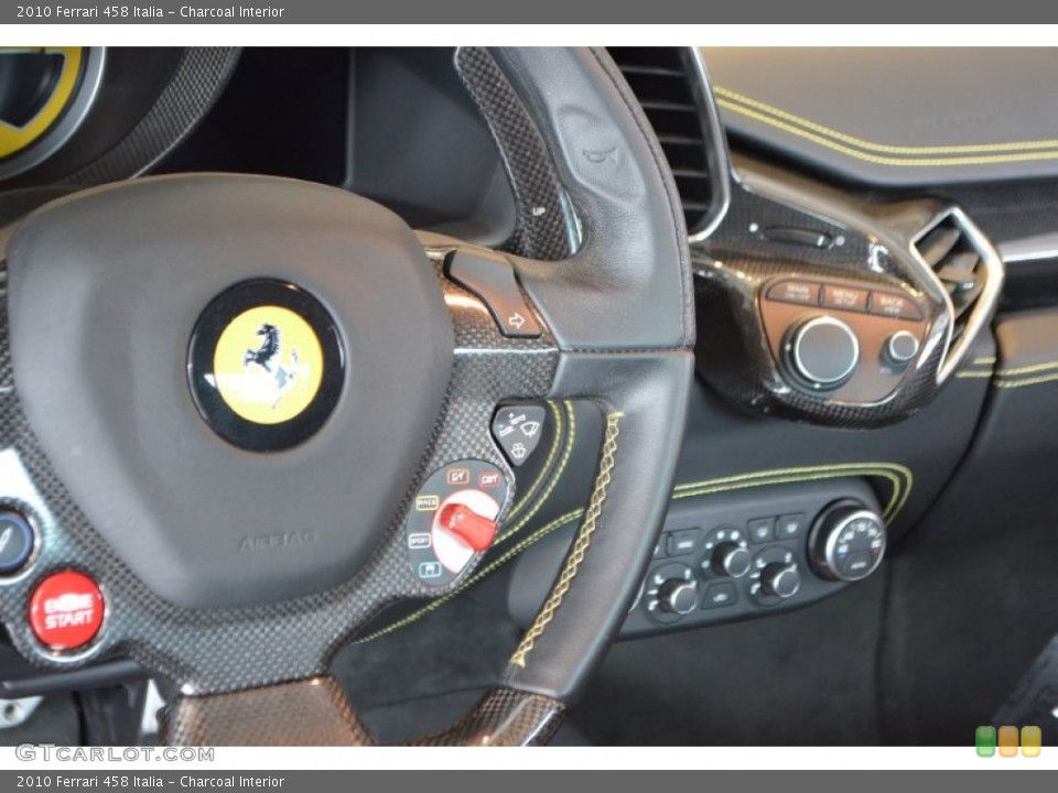 Charcoal Interior Controls for the 2010 Ferrari 458 Italia #70408987