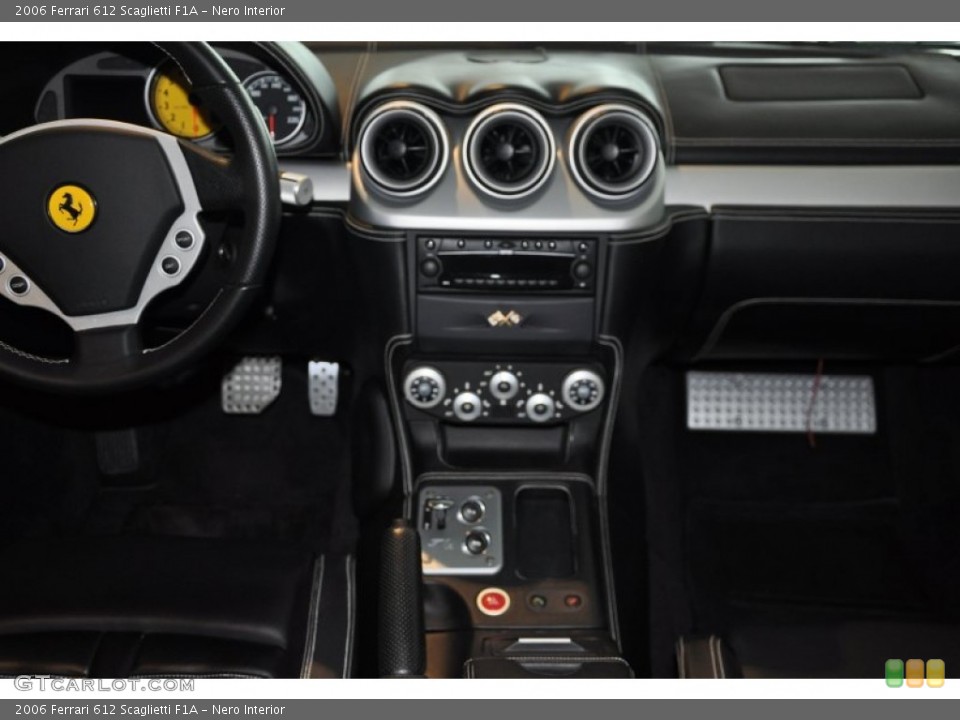 Nero Interior Controls for the 2006 Ferrari 612 Scaglietti F1A #70409113