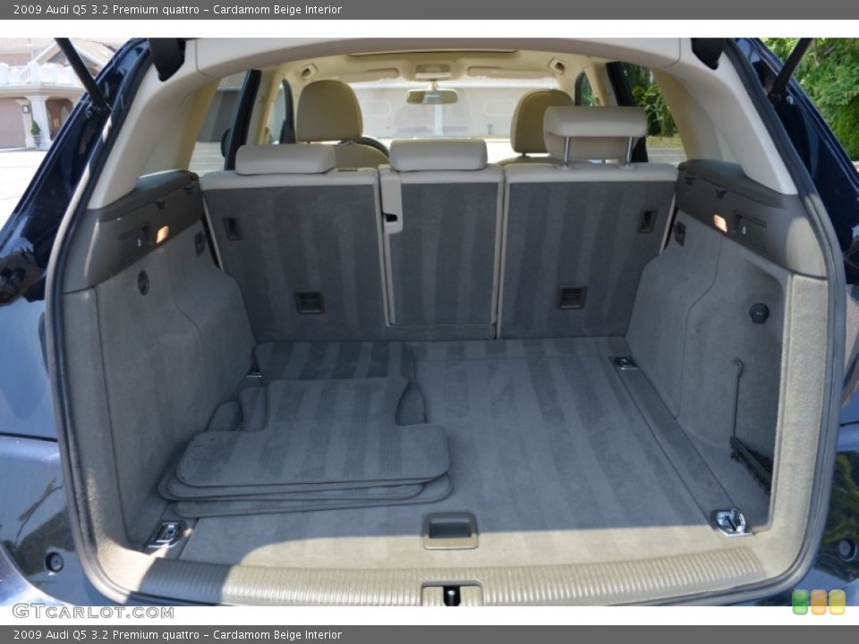 Cardamom Beige Interior Trunk for the 2009 Audi Q5 3.2 Premium quattro #70410040