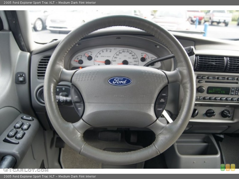 Medium Dark Flint Interior Steering Wheel for the 2005 Ford Explorer Sport Trac XLT #70413553