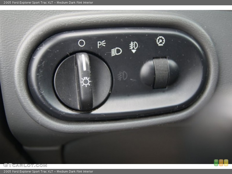 Medium Dark Flint Interior Controls for the 2005 Ford Explorer Sport Trac XLT #70413571