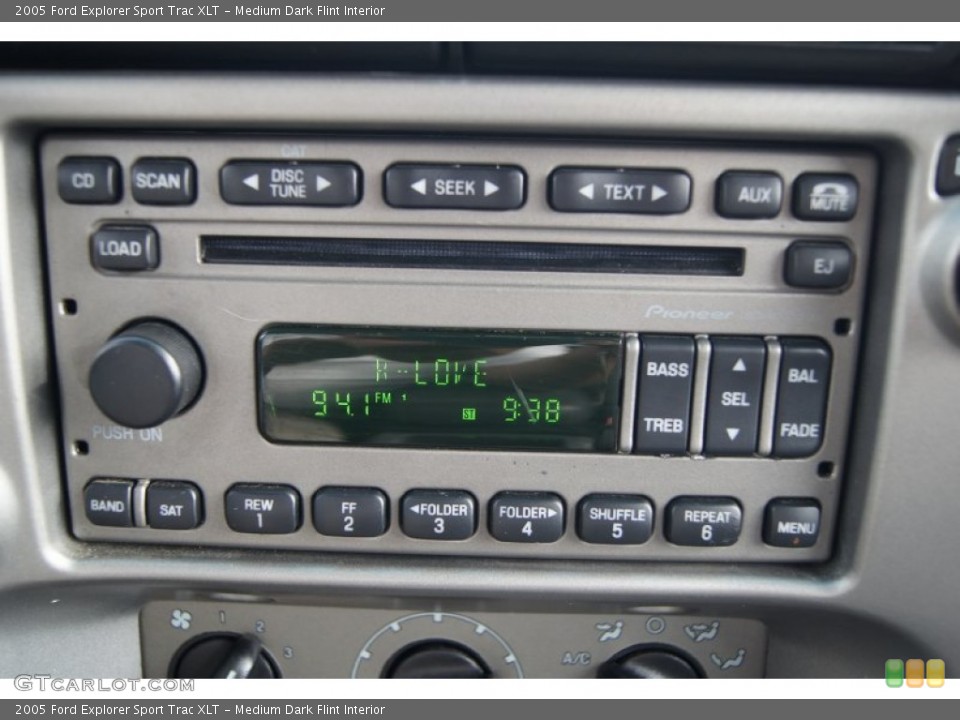 Medium Dark Flint Interior Controls for the 2005 Ford Explorer Sport Trac XLT #70413604