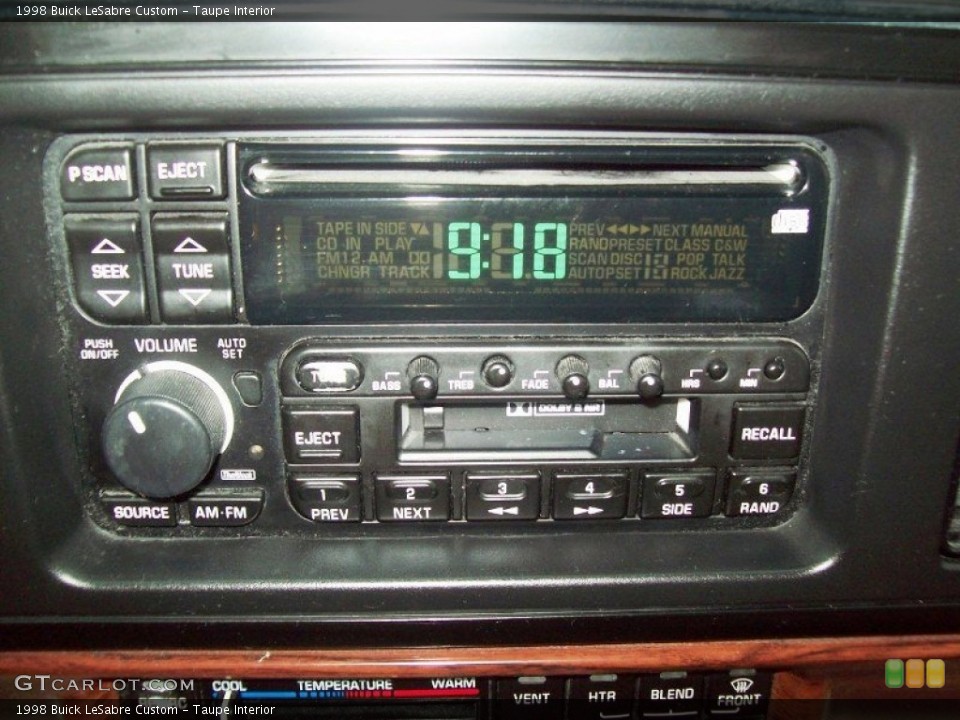 Taupe Interior Audio System for the 1998 Buick LeSabre Custom #70415344
