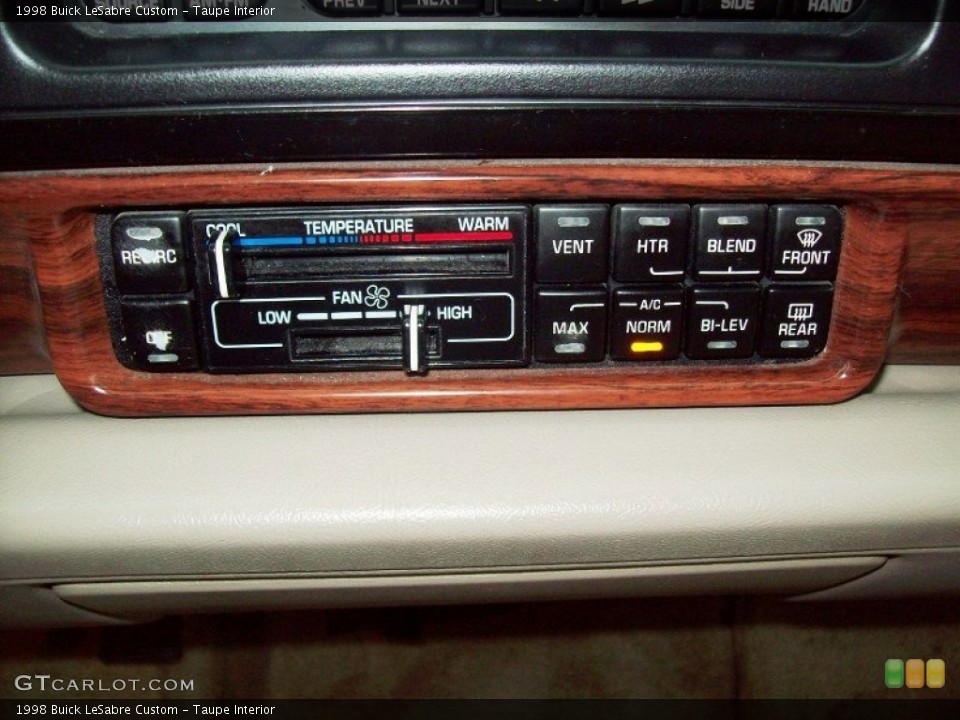 Taupe Interior Controls for the 1998 Buick LeSabre Custom #70415443