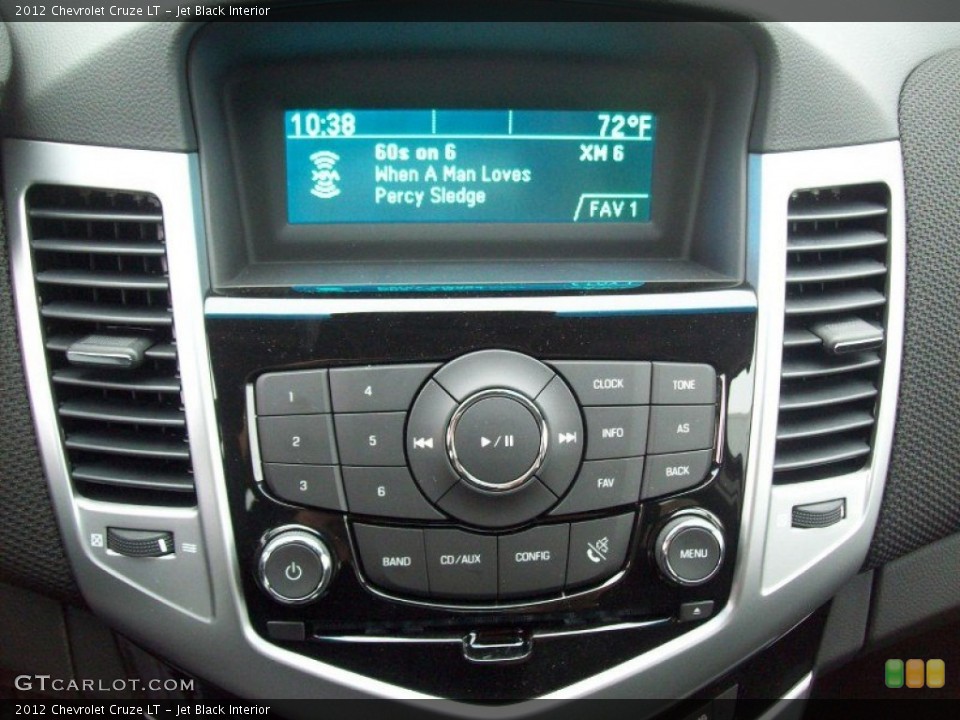 Jet Black Interior Controls for the 2012 Chevrolet Cruze LT #70416205