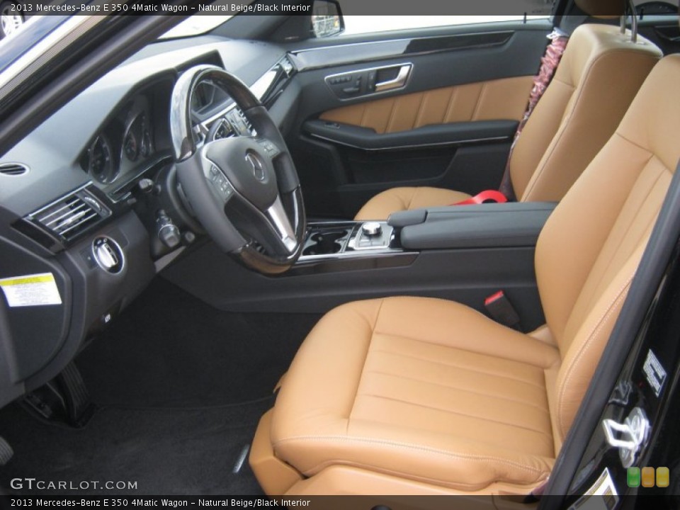 Natural Beige/Black Interior Photo for the 2013 Mercedes-Benz E 350 4Matic Wagon #70419721