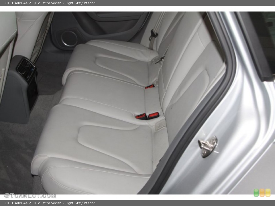 Light Gray Interior Rear Seat for the 2011 Audi A4 2.0T quattro Sedan #70419907
