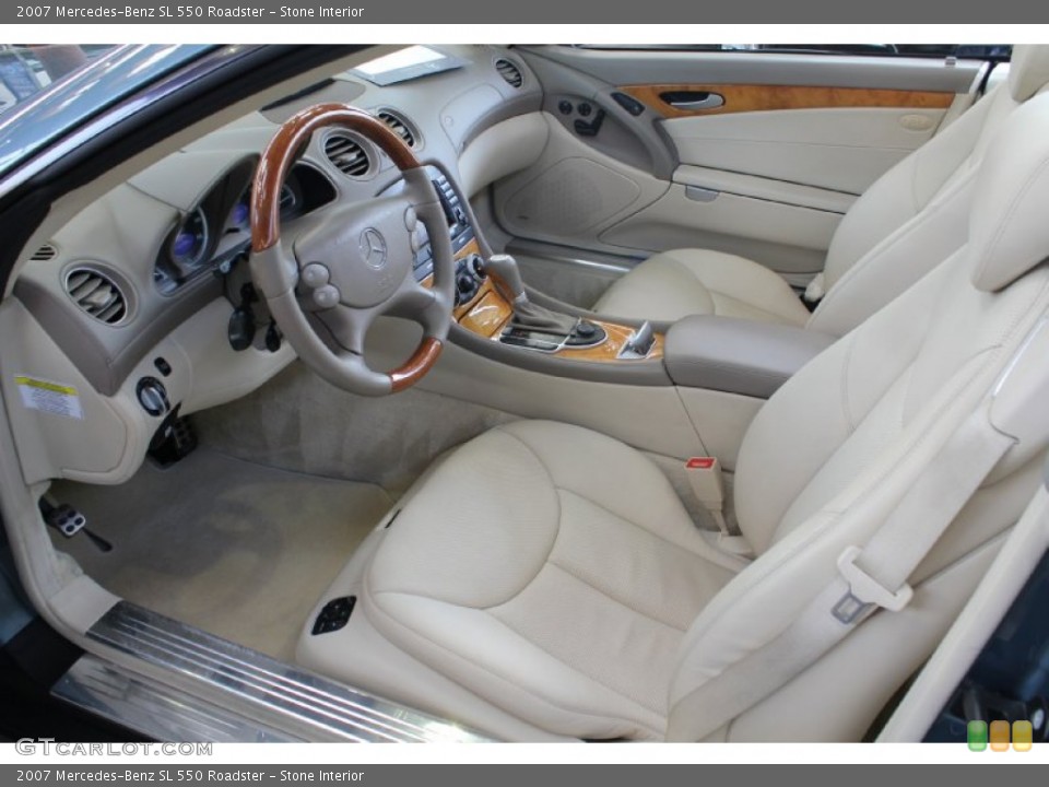 Stone Interior Prime Interior for the 2007 Mercedes-Benz SL 550 Roadster #70420452