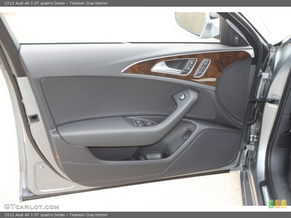 Titanium Gray Interior Door Panel for the 2013 Audi A6 3.0T quattro Sedan #70421185