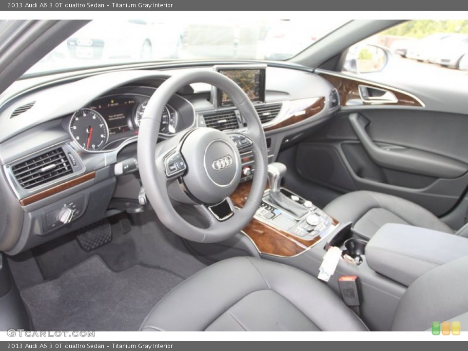 Titanium Gray Interior Photo for the 2013 Audi A6 3.0T quattro Sedan #70421194