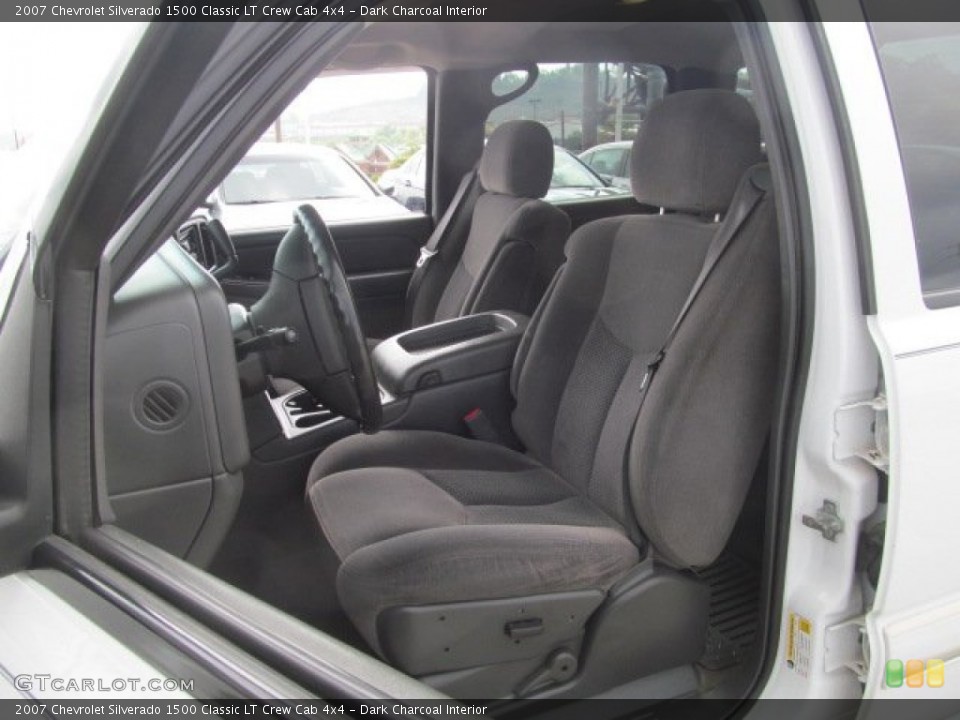 Dark Charcoal Interior Front Seat for the 2007 Chevrolet Silverado 1500 Classic LT Crew Cab 4x4 #70422703