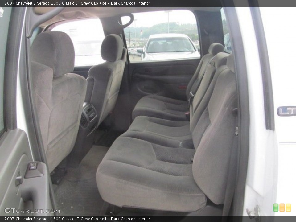 Dark Charcoal Interior Rear Seat for the 2007 Chevrolet Silverado 1500 Classic LT Crew Cab 4x4 #70422721
