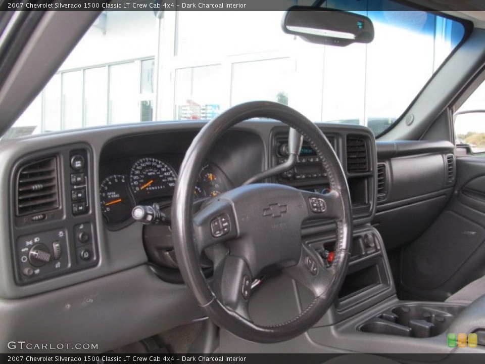 Dark Charcoal Interior Steering Wheel for the 2007 Chevrolet Silverado 1500 Classic LT Crew Cab 4x4 #70422730