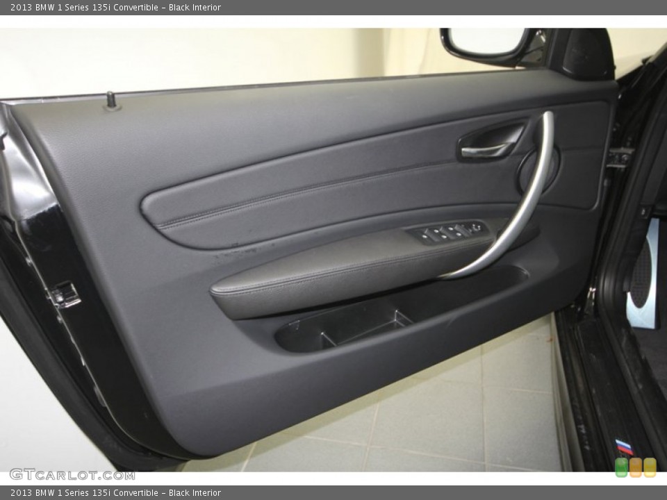 Black Interior Door Panel for the 2013 BMW 1 Series 135i Convertible #70423087